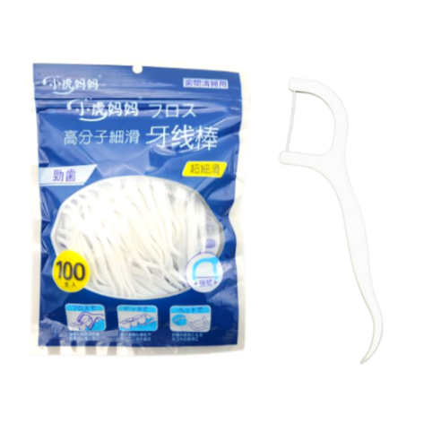 2in1 일회용 치실, 100개입, 1개