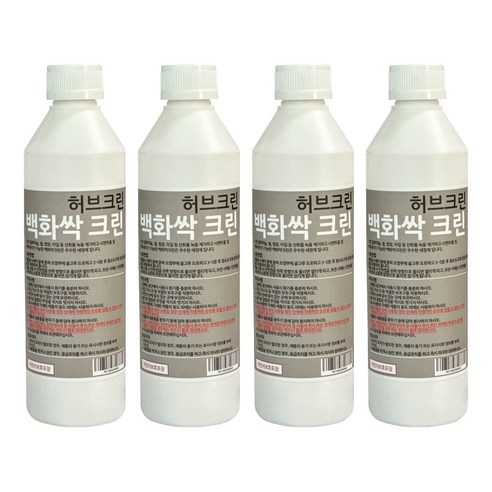 허브크린 백화싹 크린, 4개, 500ml