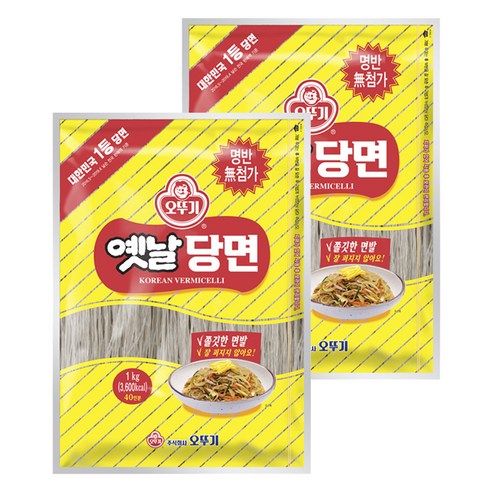 오뚜기옛날 당면, 1kg, 2개