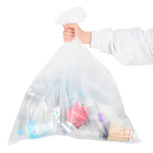 새니피아 120L 평판 투명 비닐봉투 100매 – 재활용과 분리수거를 위한 이상적인 선택 생활잡화
