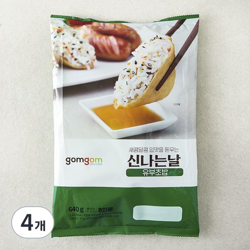 곰곰 신나는날 유부초밥 (8인분), 640g, 4개