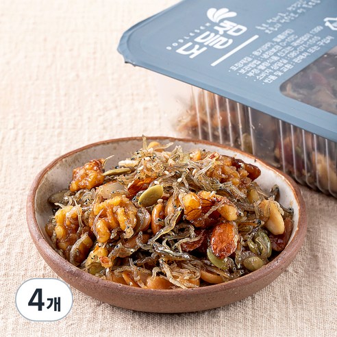 도들샘 호두멸치조림, 300g, 4개