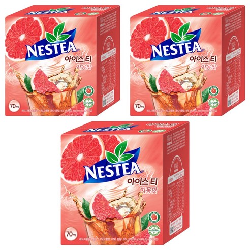 네스티 자몽 아이스티분말, 12.5g, 70개입, 3개