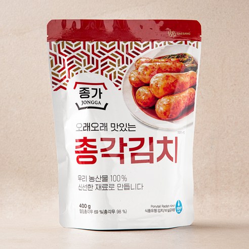 종가 총각김치, 400g, 1개