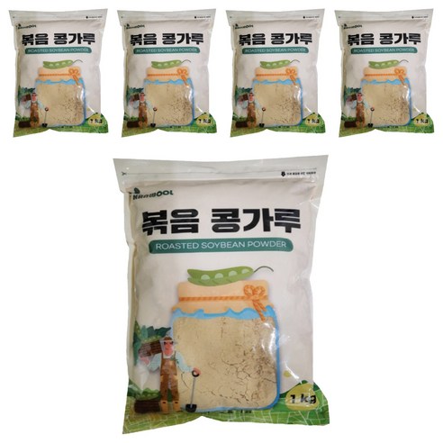한울식품 볶음 콩가루, 5개, 1kg
