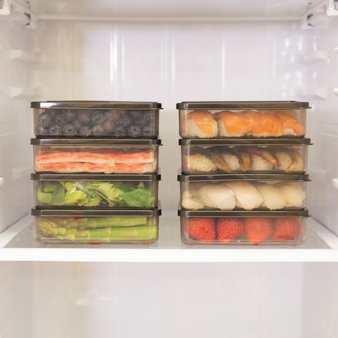 냉동실 공간을 효율화하는 다용도 휘어지는 냉동실 정리용기