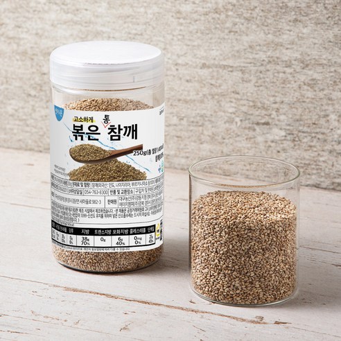 대구농산 씻어나온 볶은참깨, 250g, 1통 쌀/잡곡 Best Top5