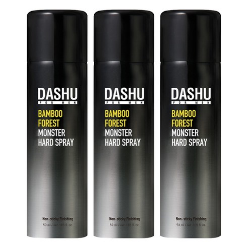 다슈 포 맨 밤부 포레스트 몬스터 하드 스프레이, 50ml, 3개