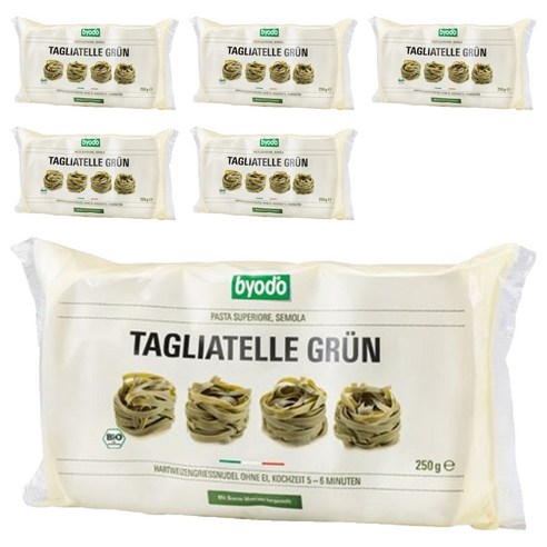 뵤도 유기농 파스타면 탈리아텔레 그린, 6개, 250g