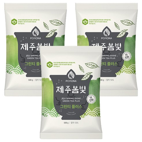 포모나 그린티 플러스, 500g, 1개입, 3개