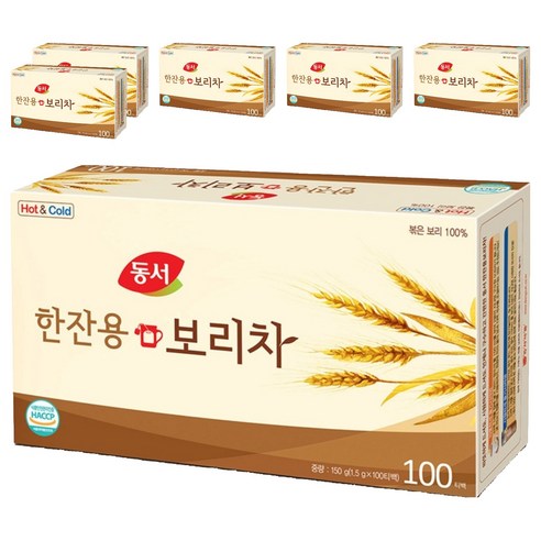 동서 한잔용 보리차, 1.5g, 100개입, 6개