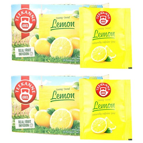 티칸 써니 스위트 레몬 차, 2.5g, 20개입, 2개