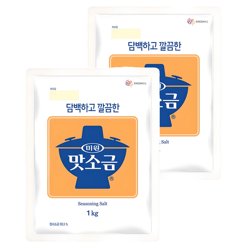미원 맛소금, 1kg, 2개