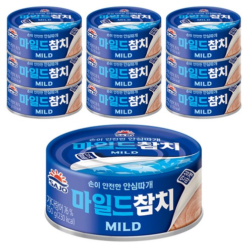 사조참치 마일드, 150g, 10개
