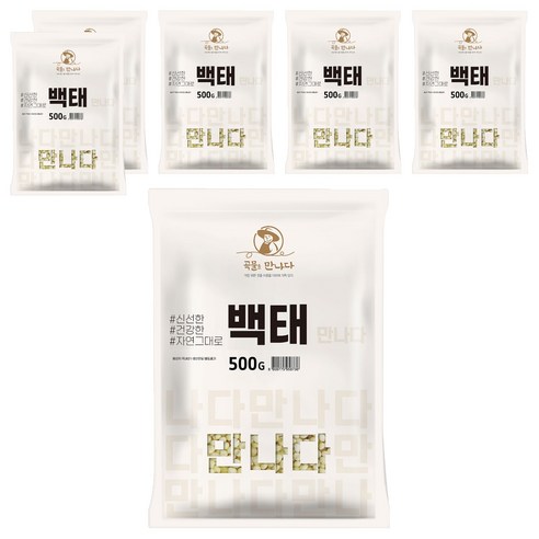 곡물을 만나다 백태, 500g, 6개