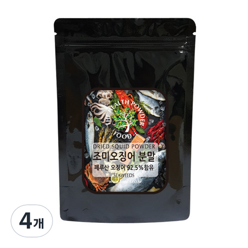 스쿨아이 페루산 조미오징어 분말, 200g, 4개