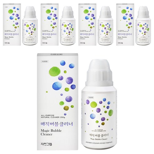 자연그램 매직 버블 클리너, 250g, 5개