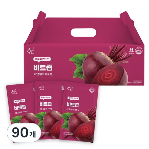 황금이네 국내산 비트즙, 100ml, 90개