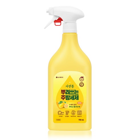 자연퐁 뿌려쓰는 주방세제 본품 레몬향, 1개, 750ml