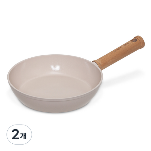 벨라쿠진 인덕션 IH 플럼벨 세라믹 프라이팬, 20cm, 2개