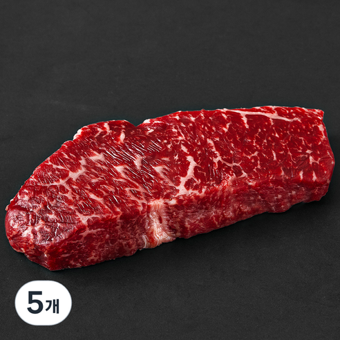 동원 금천한우 1등급 채끝 스테이크용 (냉장), 300g, 5개
