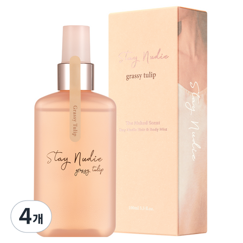 바디홀릭 스테이누디 헤어 앤 바디미스트 그래시 튤립, 100ml, 4개