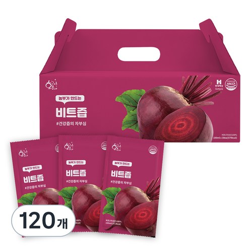 황금이네 국내산 비트즙, 100ml, 120개