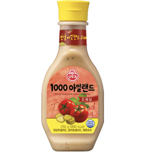 오뚜기 1000 아일랜드 드레싱, 250g, 1개