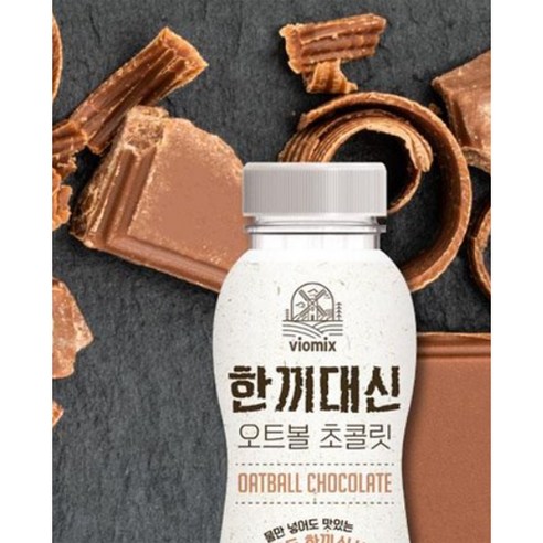 바이오믹스 한끼대신 오트볼 초콜릿 쉐이크, 50g, 24개