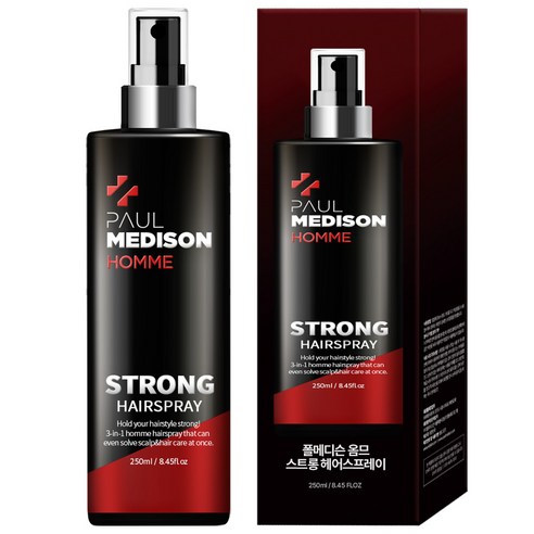 폴메디슨 옴므 스트롱 헤어스프레이, 1개, 250ml