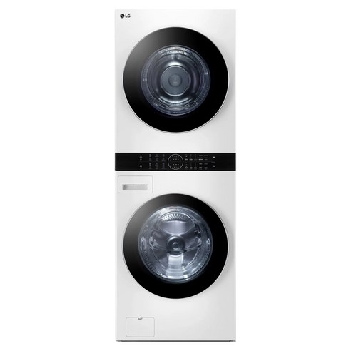 LG전자 트롬 오브제컬렉션 워시타워 세탁기 FX25WJNS + 건조기 RD20WJNS 세트 25kg 20kg 방문설치, 릴리 화이트, W2520WZNM