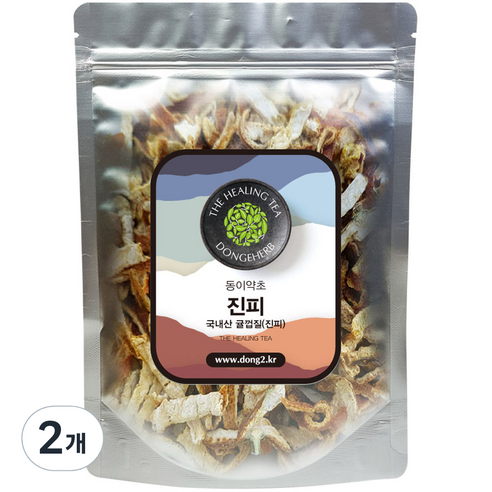 동이약초 진피, 500g, 2개