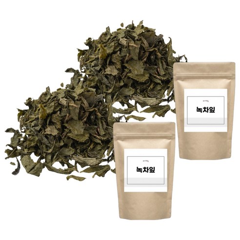 순수다함 녹차잎, 100g, 1개입, 2개