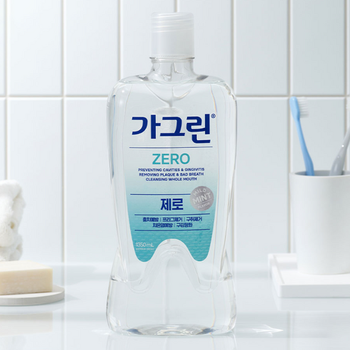 상쾌한 숨결, 건강한 미소를 위한 선택, 가그린 제로