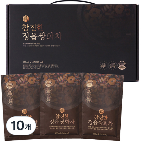 유기농마루 참 진한 정읍 쌍화차, 100ml, 15개입, 10개