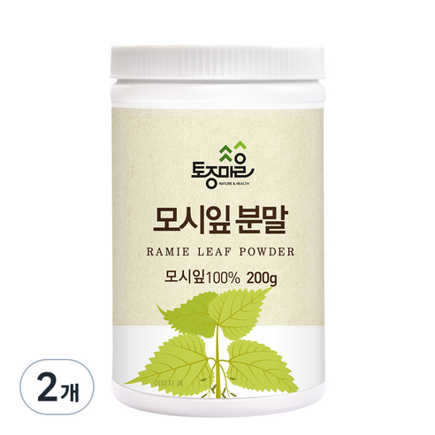 토종마을 모시잎 분말, 2개, 200g