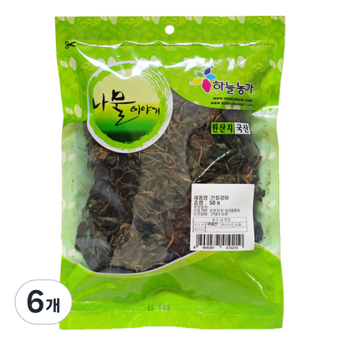 나물이야기 국산 건질경이, 50g, 6개