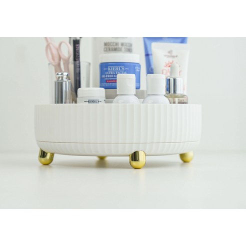 아름다움을 정리하는 솔루션: 코멧 모던 회전형 화장품 정리함