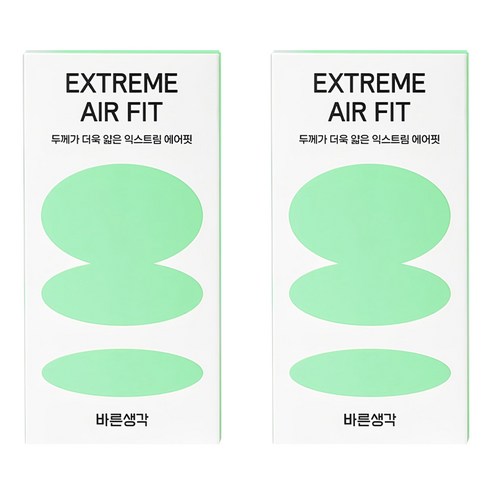 바른생각 익스트림 에어핏 콘돔, 10개입, 2개