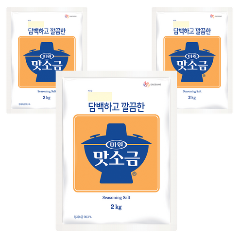 미원 맛소금, 2kg, 3개