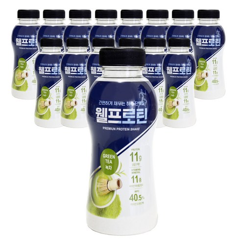 웰프로틴 녹차, 15개, 40g