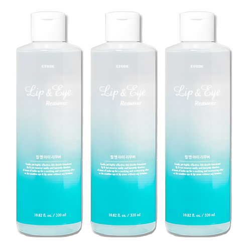 에뛰드 NEW 립 앤 아이 리무버, 320ml, 3개