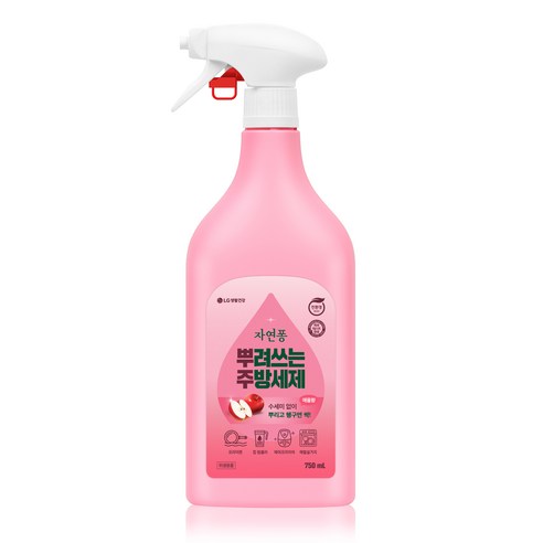 자연퐁 뿌려쓰는 주방세제 용기형 애플향, 750ml, 1개