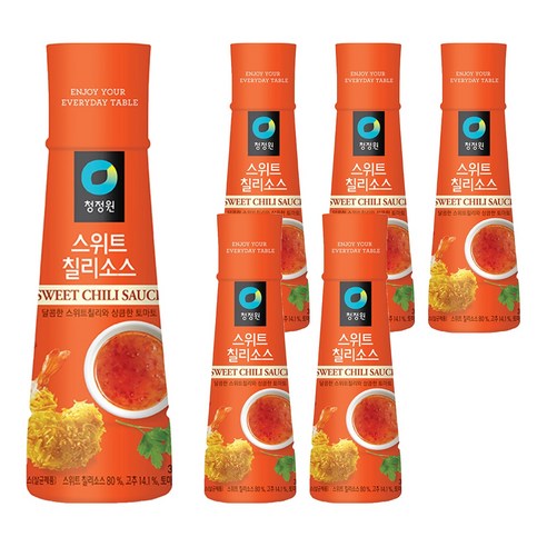 대상 청정원 스위트칠리소스, 365g, 6개
