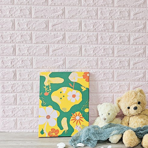 블럭아이 Dr.Haus 친환경인증 두꺼운 폼블럭 2.5m, 핑크, 1개