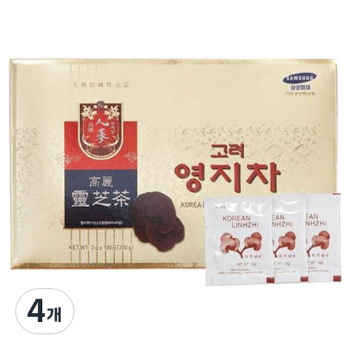 뿌리방 고려영지차, 3g, 100개입, 4개