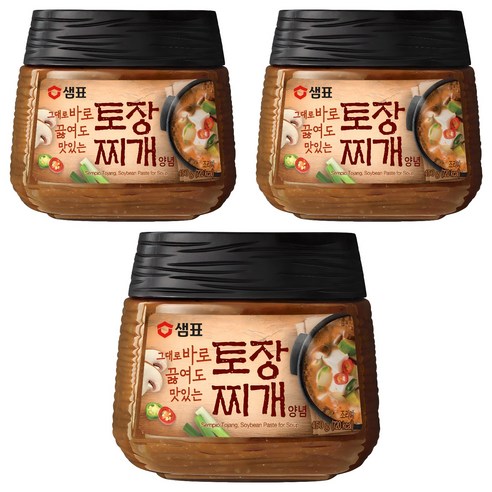 샘표 토장 찌개양념, 450g, 3개