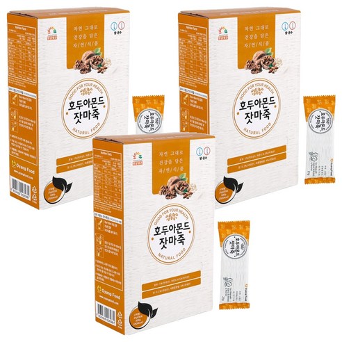 햇살빚은 호두 아몬드 잣 마죽, 21g, 3개