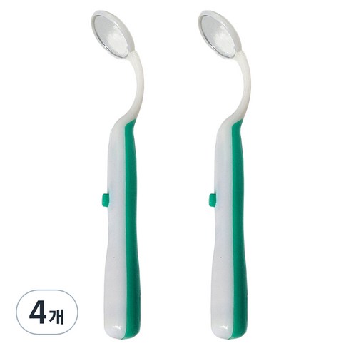 로커스 가정용 셀프 LED 치아경 초록, 4개