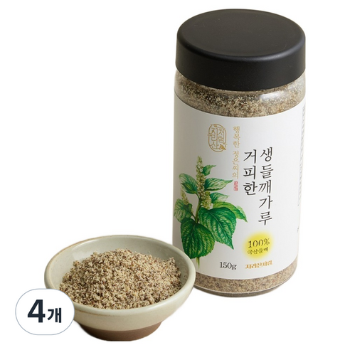 지리산처럼 거피 생들깨가루, 150g, 4개